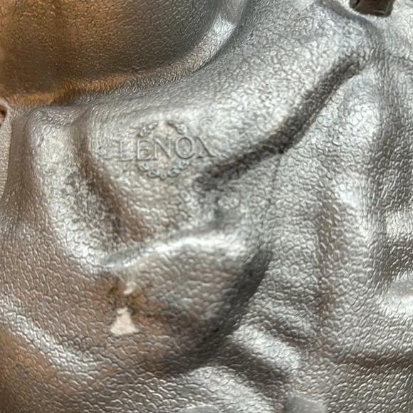 Lenox Snowman w/package Metalware, EUC - Picture 2 of 3